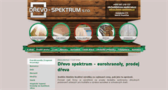 Desktop Screenshot of drevo-spektrum.cz