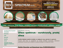 Tablet Screenshot of drevo-spektrum.cz